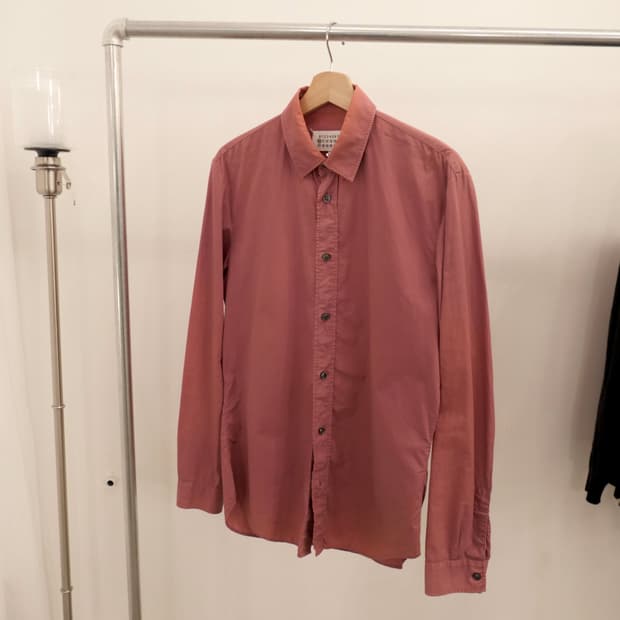 마르지엘라 백 스티치 셔츠