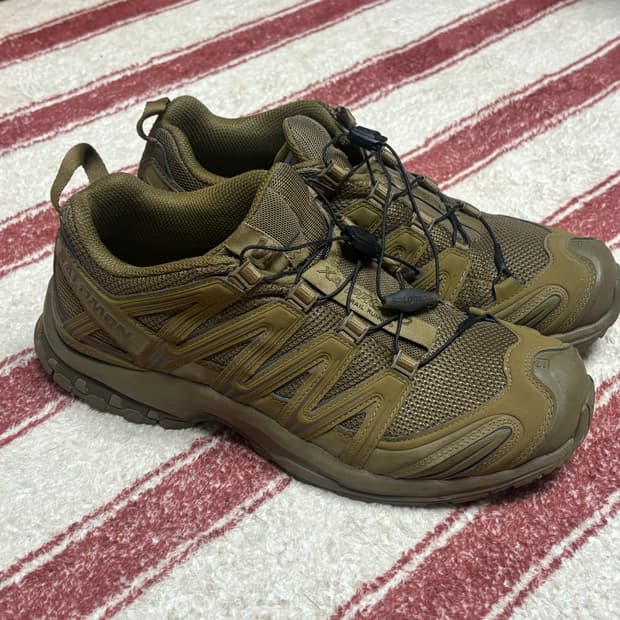 살로몬 xa 프로 3d 코요테 브라운 다크어스 270