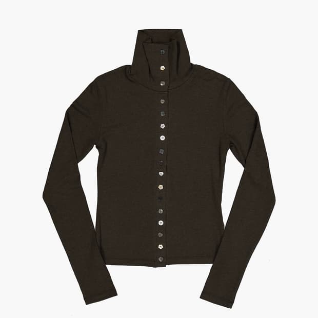 나비버스 Bottan cardigan_Khaki brown