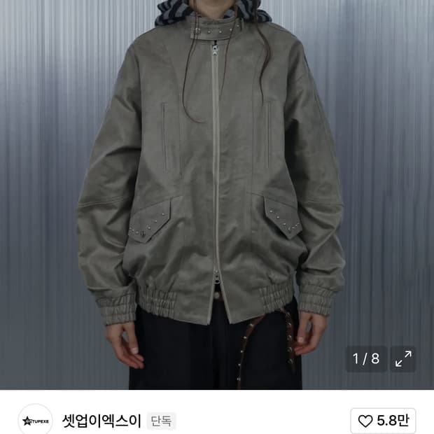 셋업이엑스이 STUDDED VINTAGE JACKET