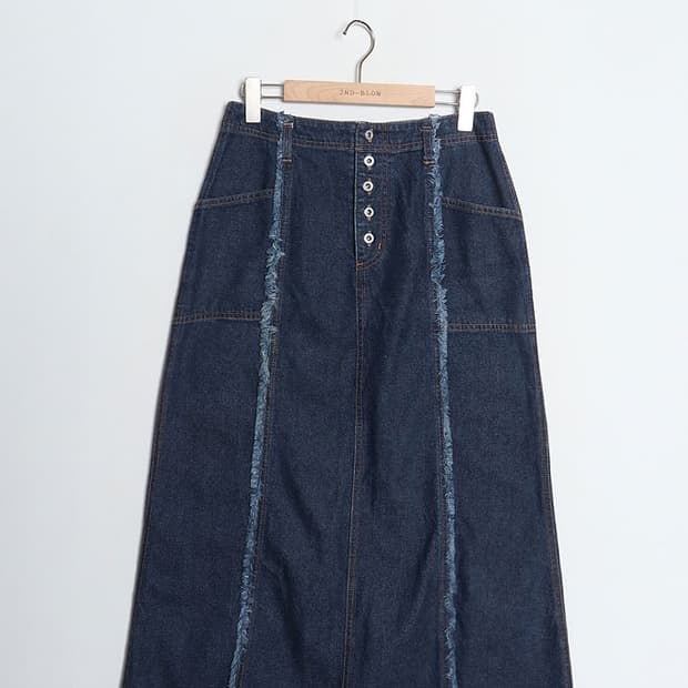 Non CutOff Denim Skirt (27~28)