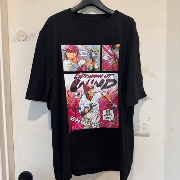 새상품 AXAP  COMICS T-Shirt_이정후