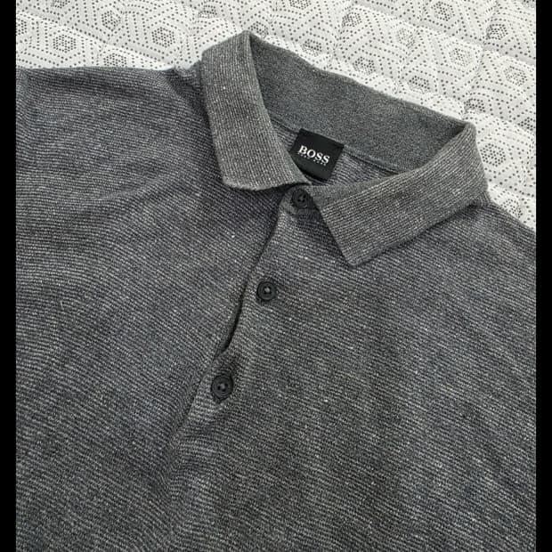 휴고보스 긴팔 폴로 셔츠 L