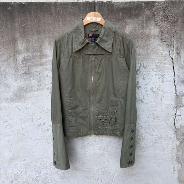 디젤 야상 밀리터리 집업 자켓