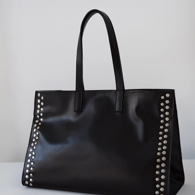 F/ 기마구아스 Maxi Shopper bag 맥시 쇼퍼백 블랙