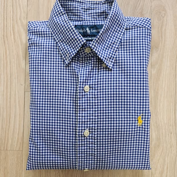 폴로랄프로렌 깅엄체크셔츠 (M
