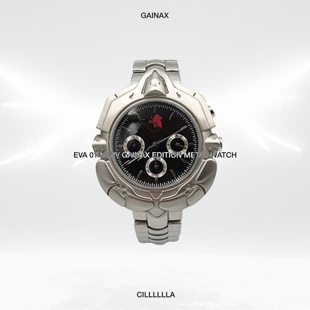 GAINAX EVA01 NERV 에바 01 초호기 네르프 에디션 메탈시계