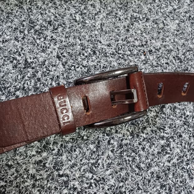 GUCCI 구찌 빈티지 가죽 벨트