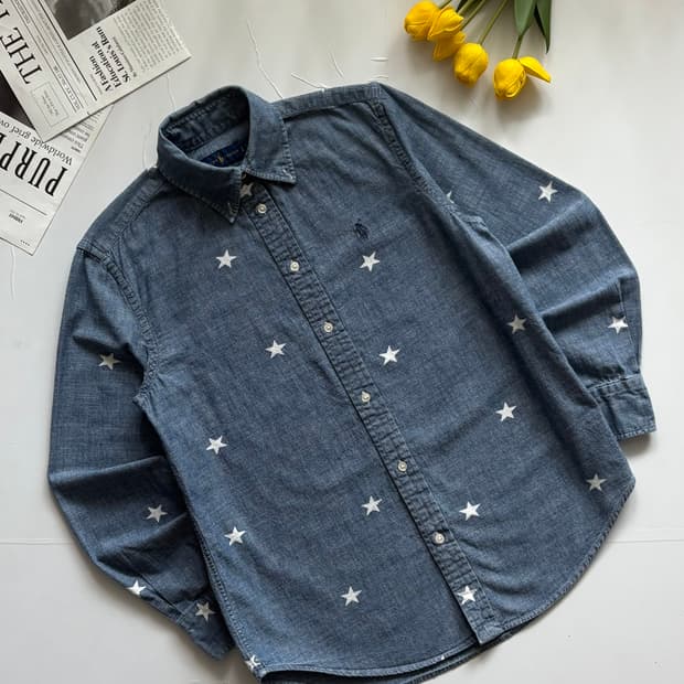 Polo 폴로랄프로렌 샴브레이 스타 셔츠