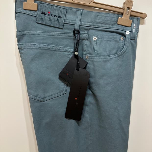 키톤 데님 청바지 올리브 그린 33 새상품