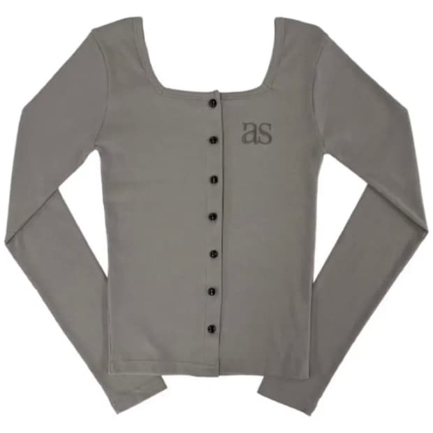 애즈온 시실리 가디건 베이지 