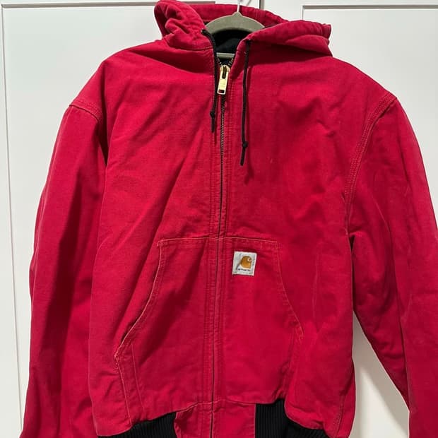 칼하트 액티브 자켓 J140 레드