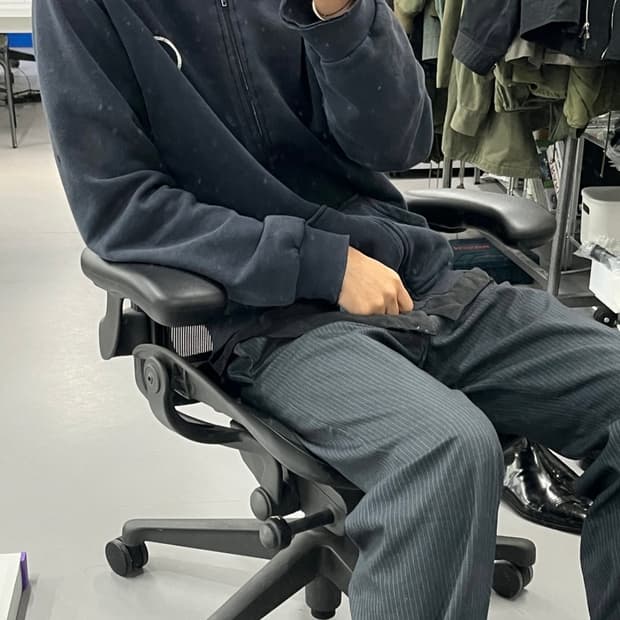 라프시몬스 03AW Factory Records 후드집업