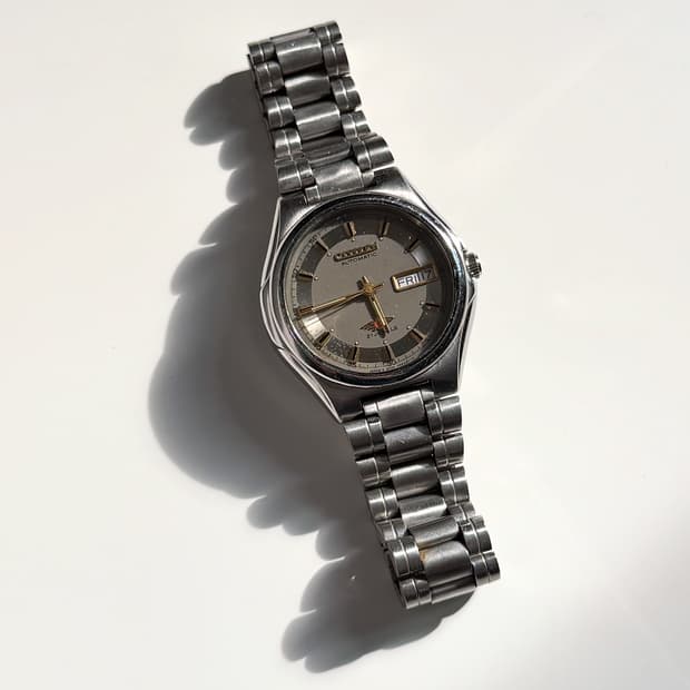 80s Citizen Automatic Metal Watch