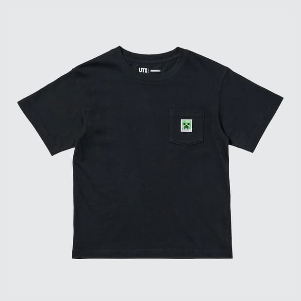 유니클로 마인크래프트 마크 티셔츠 반팔티 160 반팔