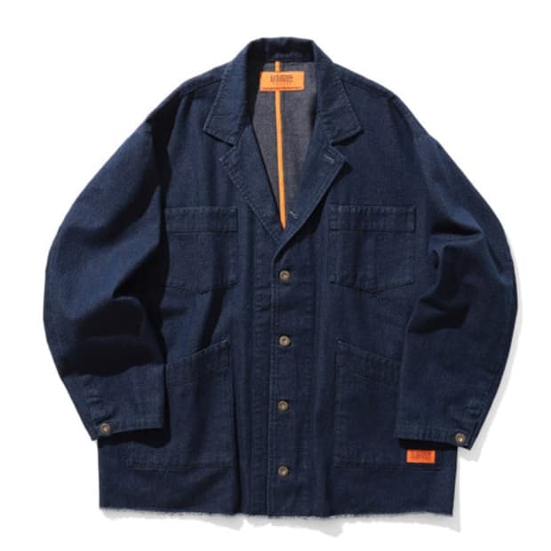 UNIVERSAL OVERALL x BEAMS 데님 자켓