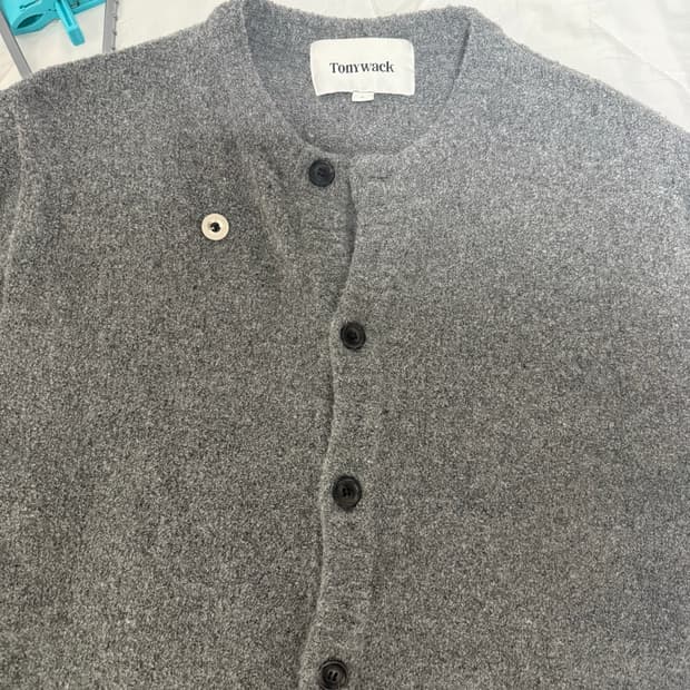 토니웩 알파카 가디건 L