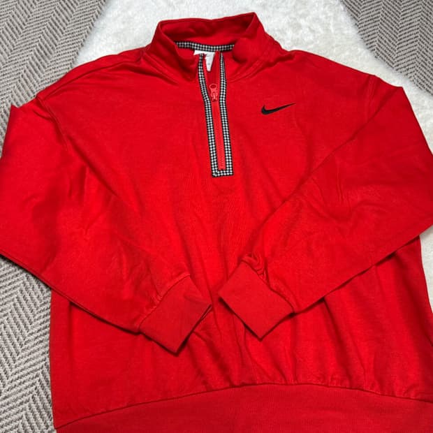 나이키 반집업 기모 맨투맨