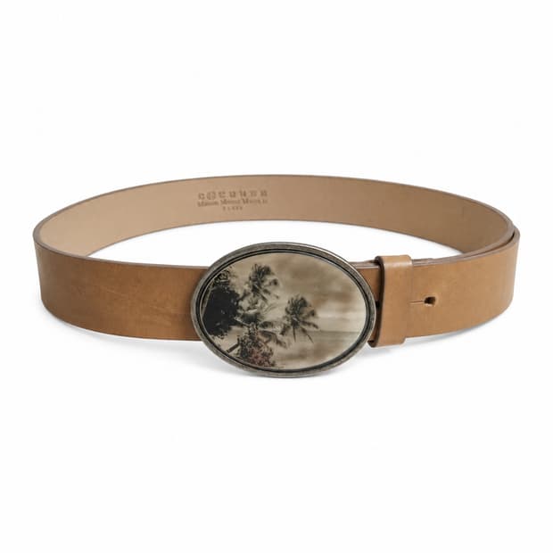 Martin Margiela Landscape Leather Belt S