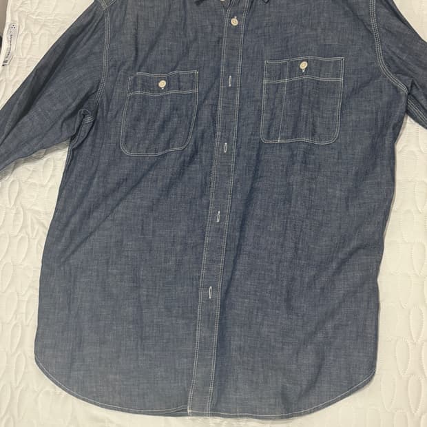 유니클로 샴브레이 셔츠