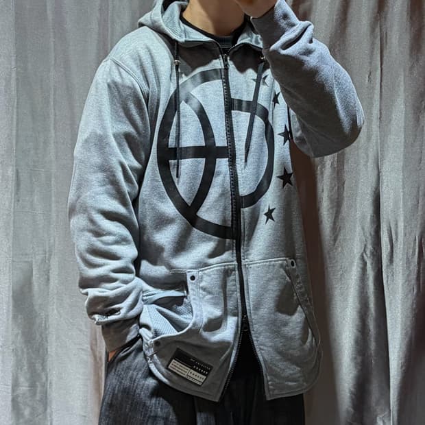 XXL 나이키 파이브스타 베스킷볼 그레이 후드집업