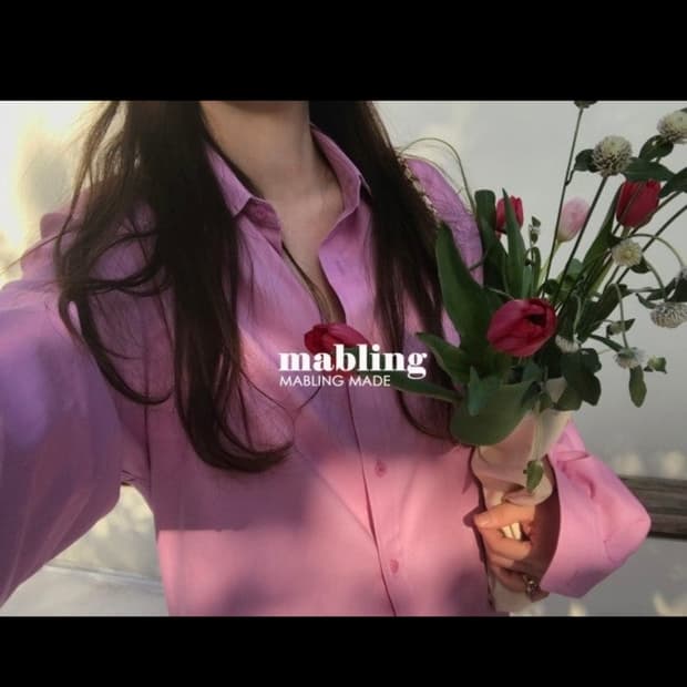 마블링마켓 마블링 옥스포드 솔리드 셔츠 