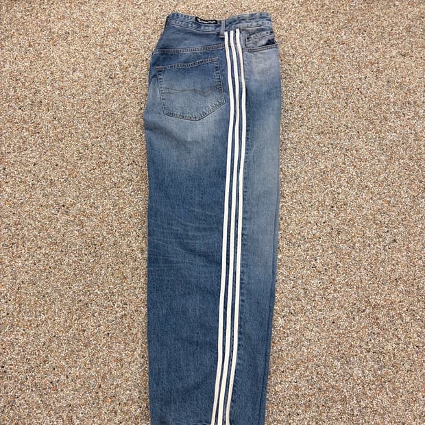 발렌시아가 x 아디다스 데님 팬츠