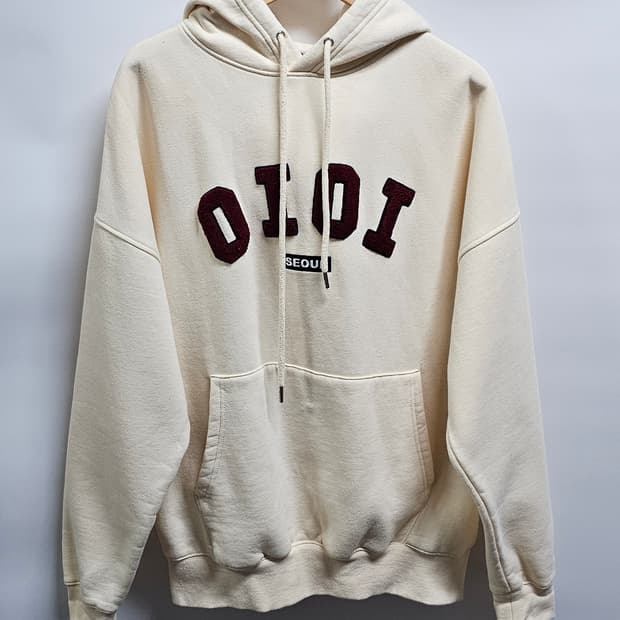 OI OI 아이보리 후드티 L