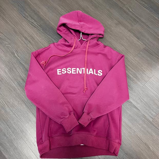 피어오브갓 에센셜 후드티 m 핑크