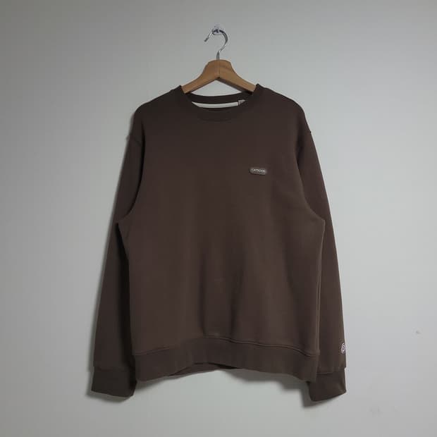 (M) OUTDOOR 아웃도어 프로덕츠 브라운 맨투맨 티셔츠 기모