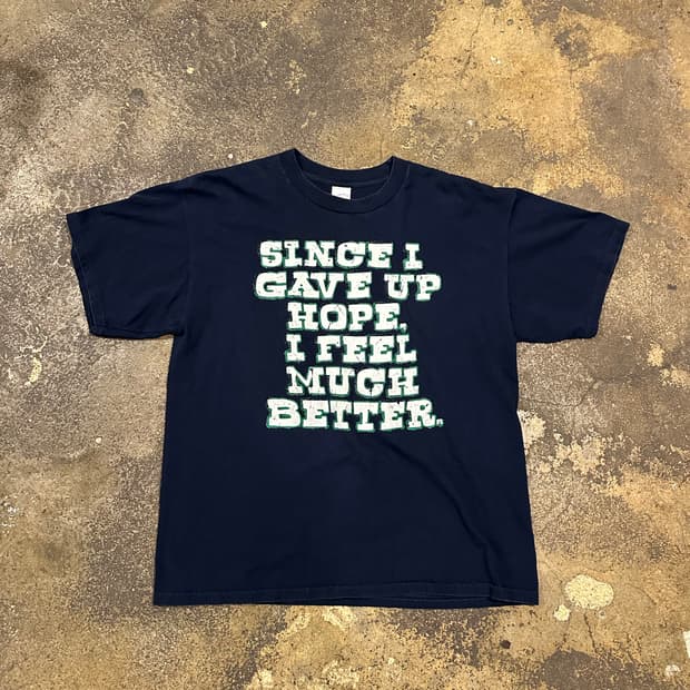 빈티지 90s 유머 티셔츠