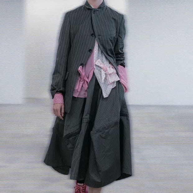 Line Transformed Stripe Jacket