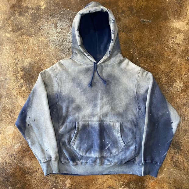 (M) 바우와우 BOWWOW HARD AGEING HOODIE