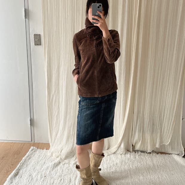 vintage brown corduroy jacket