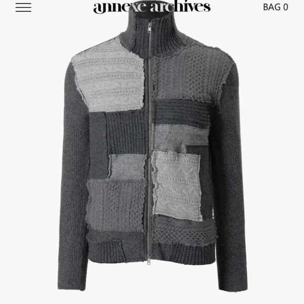구매1)아넥스 아카이브 니트집업