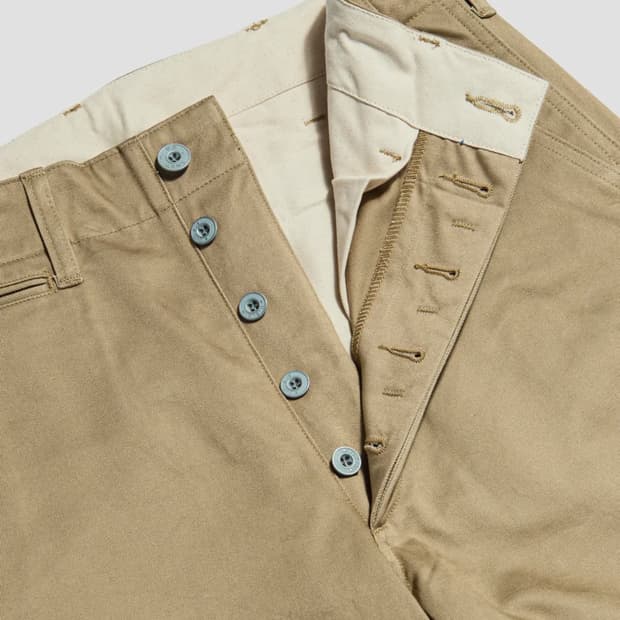 (31) 1942 US Army Chino Trousers Khaki