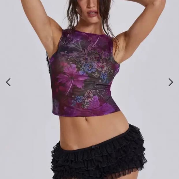 제이디드런던 백리스 탑 jaded london