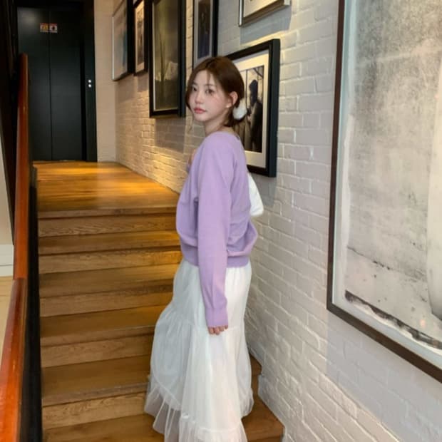 제니오 쉬폰 스커트fairy chiffon long skirt_ivory