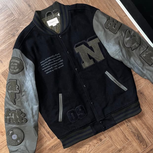 디스이즈네버댓 레코드 바시티자켓