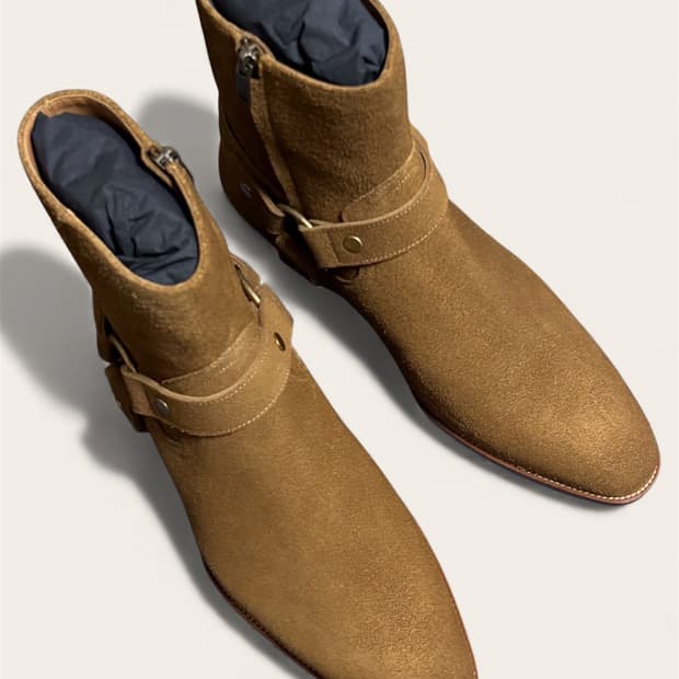 생로랑 탄 하네스부츠43