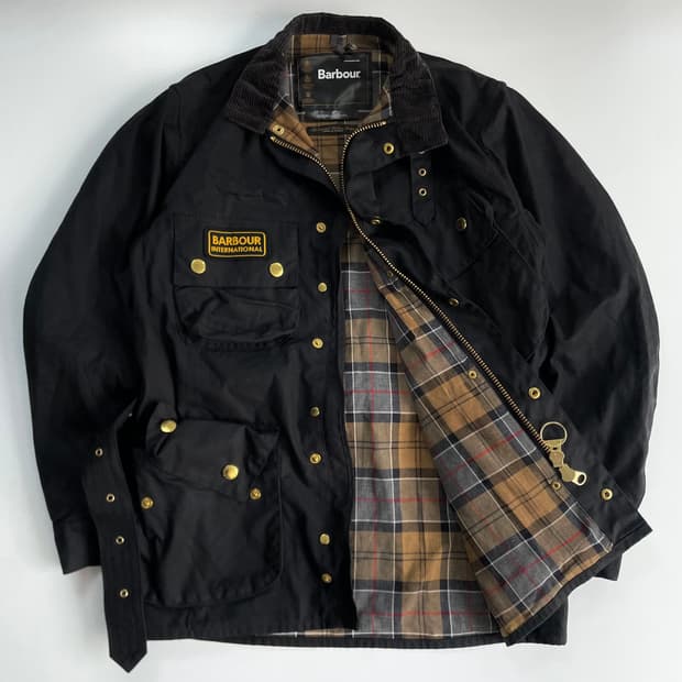 Barbour  바버 인터네셔널 a-7 왁스 자켓