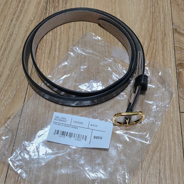 90size택포33만)허스밴드파리 나파레더 벨트