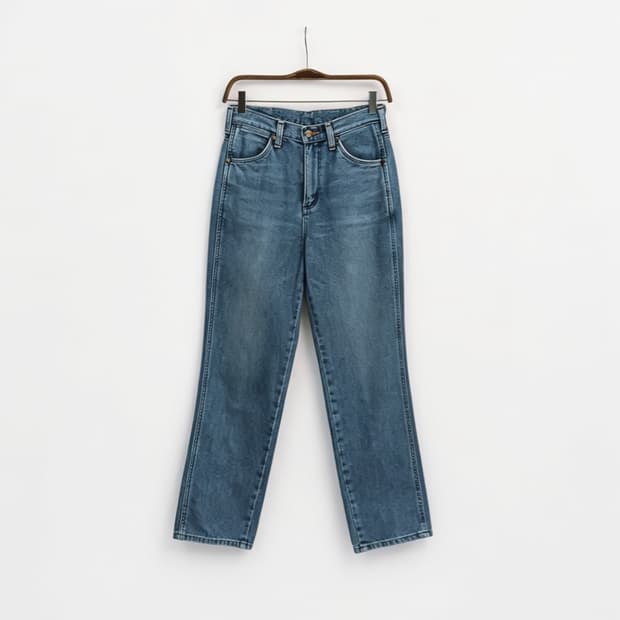 WRANGLER 밑단슬릿 워싱데님