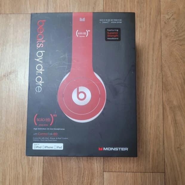 닥터드레 헤드폰 Beats Solo HD 레드/ Dr. Dre