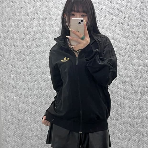 아디다스 올드스쿨 파이어버드 검골 져지 집업 95 C09861