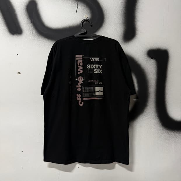 Vans 반스 빅사이즈 빅 프린팅 오버핏 반팔 티셔츠