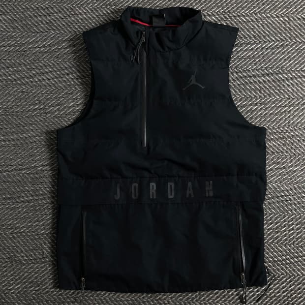 조던 빅로고 러닝 경량 다운 테크 베스트o 3874