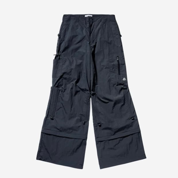 스마트어반유즈풀 코이세이오 레이스 스트링 팬츠 그레이1