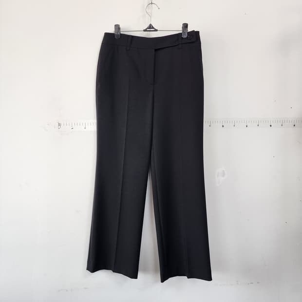 SJSJ 블랙 정장 바지 슬랙스