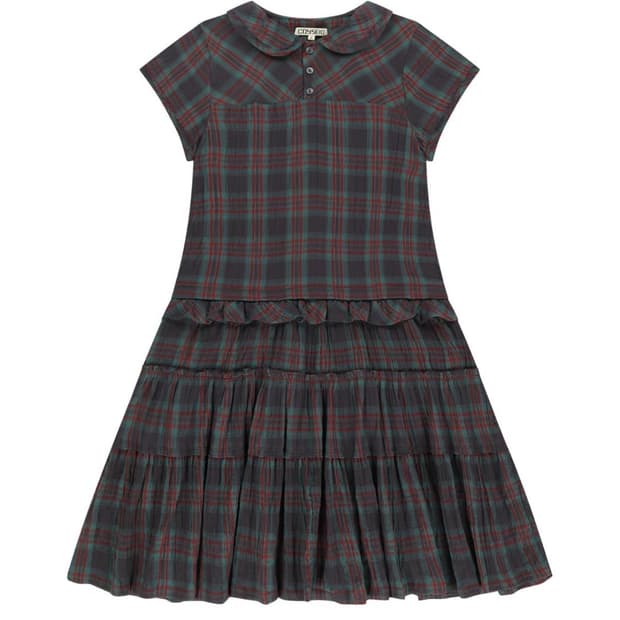 코이세이오 26ss 체크 원피스 퍼플 2사이즈